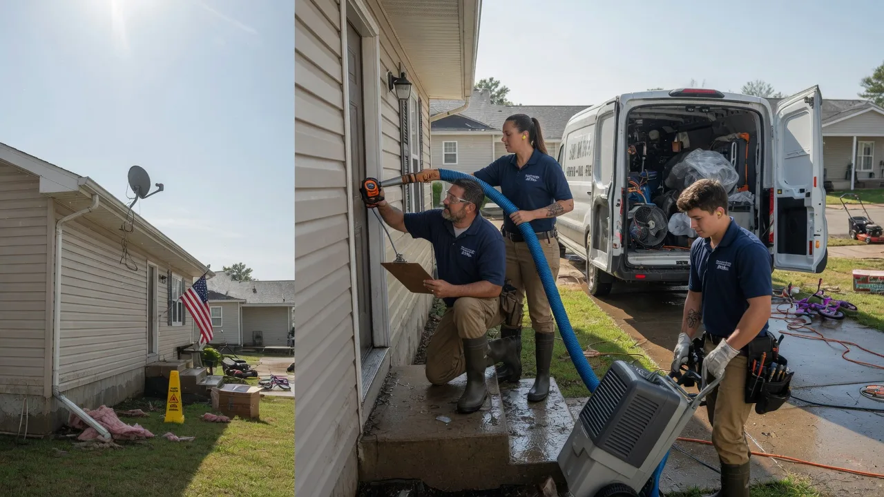 Ceiling Water Damage Restoration in Youngwood, PA near me